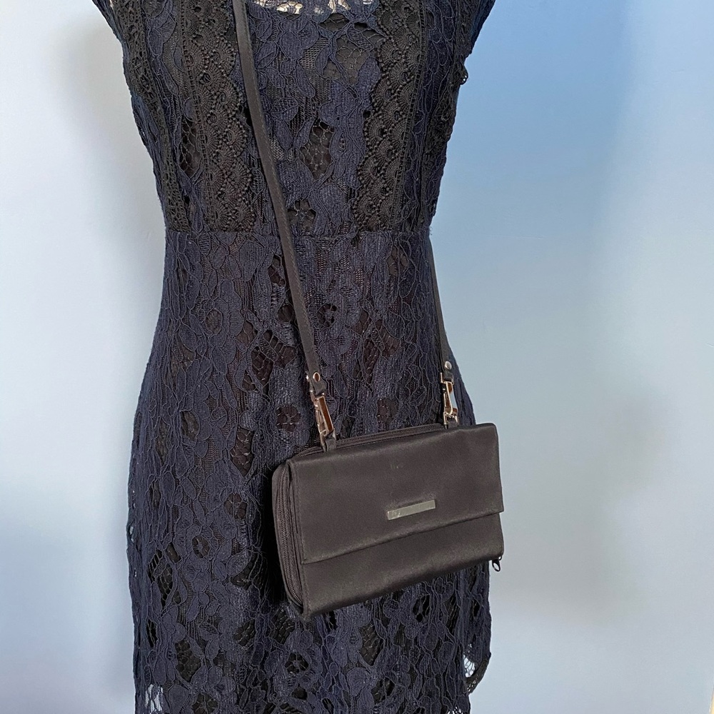 Black Satine Purse 👛